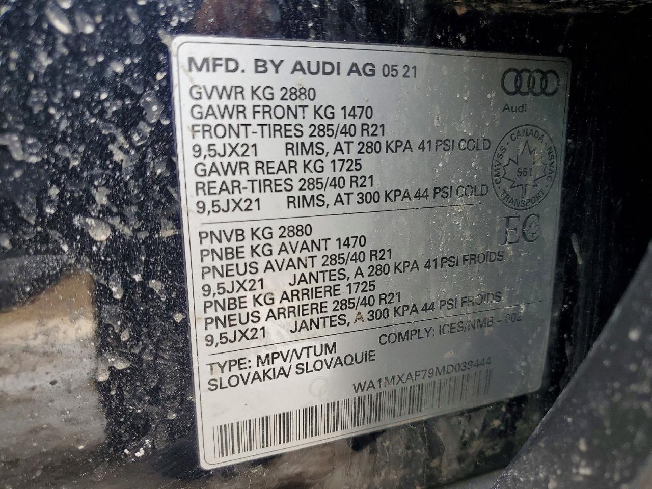 2021 AUDI Q7