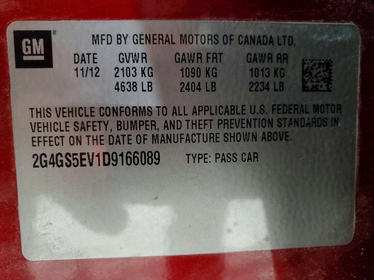 2013 BUICK Regal