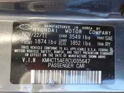 2012 HYUNDAI ACCENT