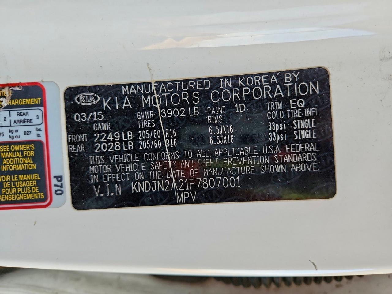 2015 KIA SOUL