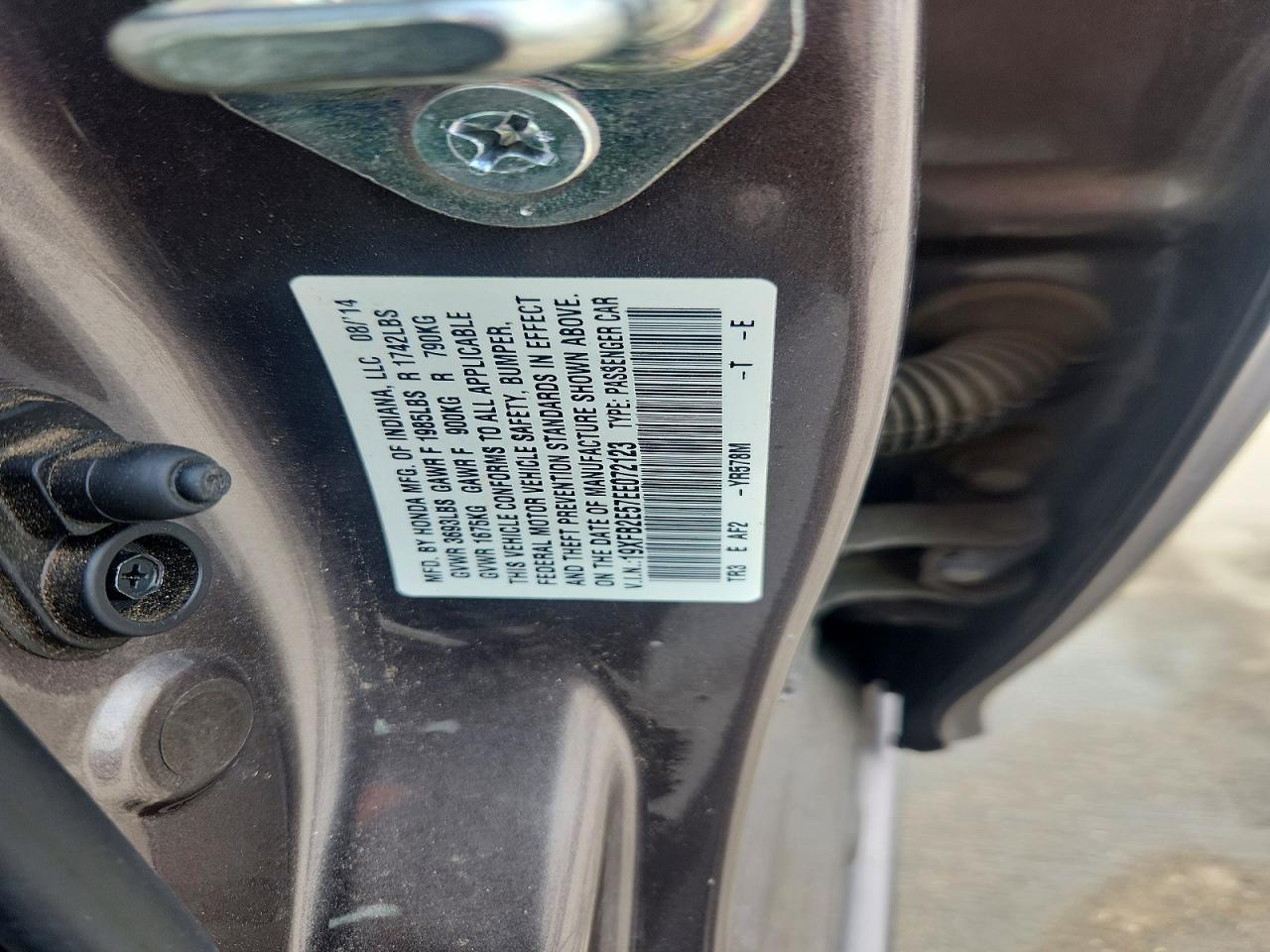 2014 HONDA CIVIC