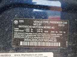 2015 BMW 3 SERIES