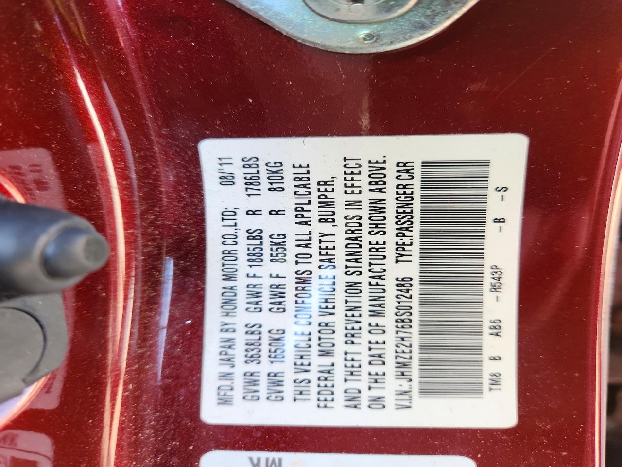2011 HONDA Insight