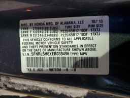 2014 HONDA ODYSSEY