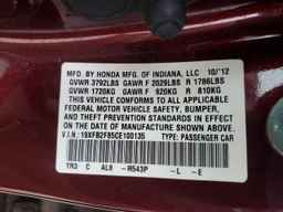 2012 HONDA CIVIC