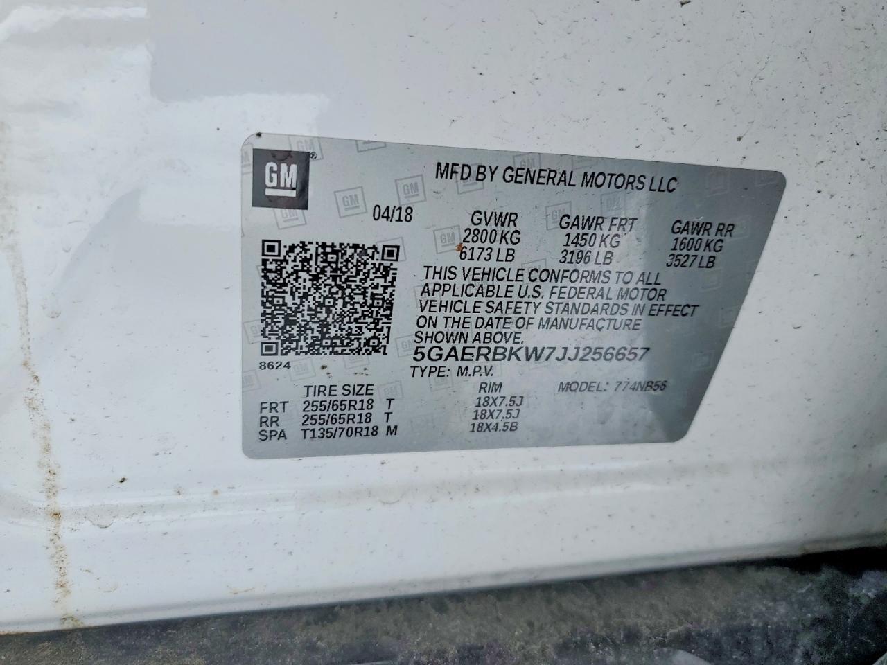 2018 BUICK ENCLAVE