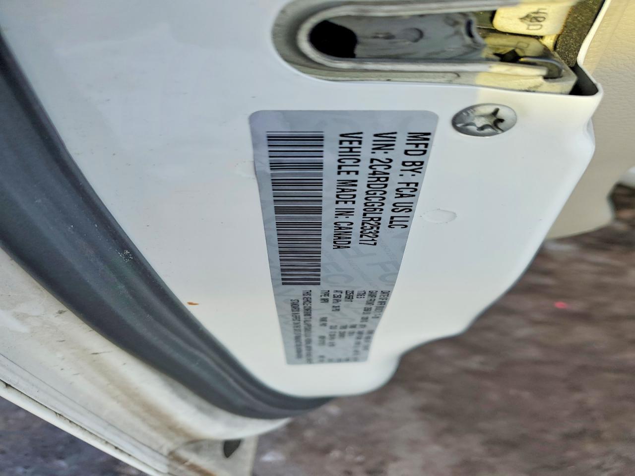 2020 DODGE GRAND CARAVAN