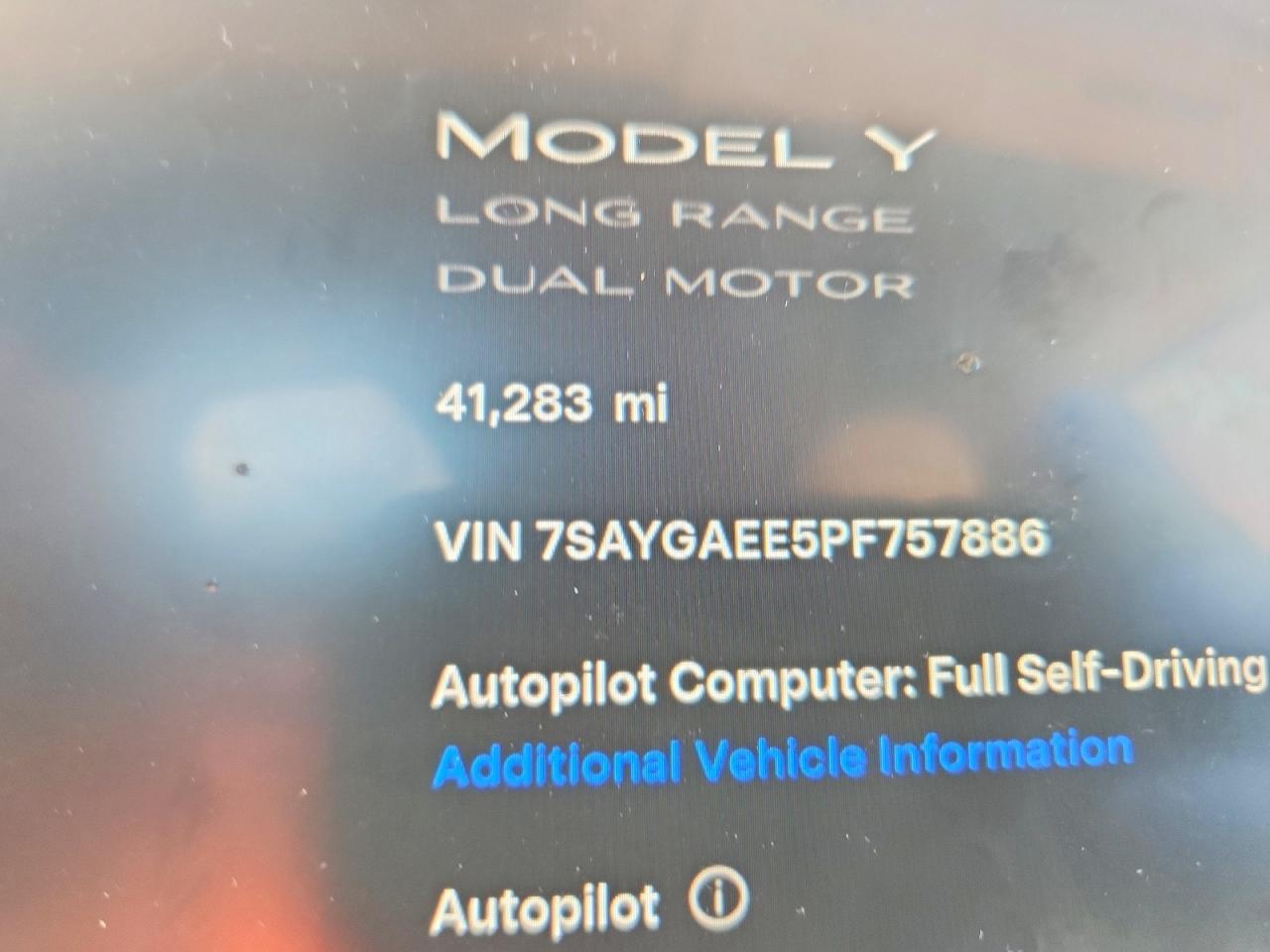 2023 TESLA MODEL Y