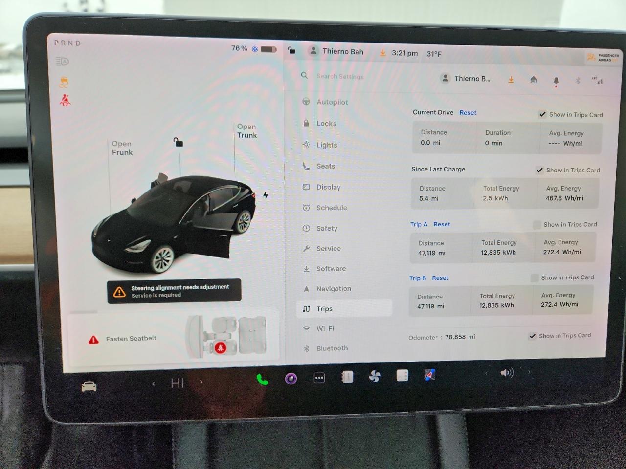 2021 TESLA MODEL 3