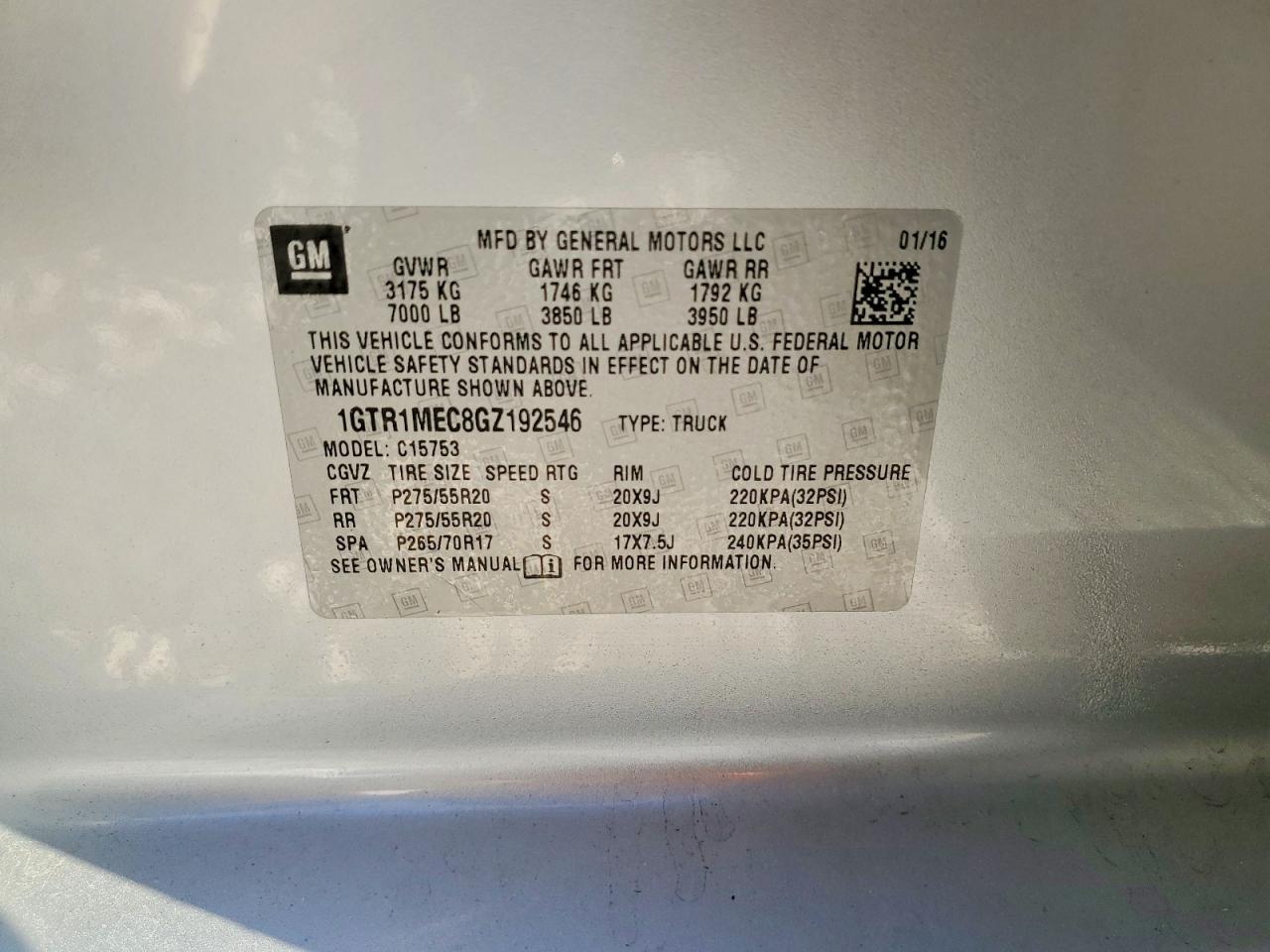 2016 GMC Sierra