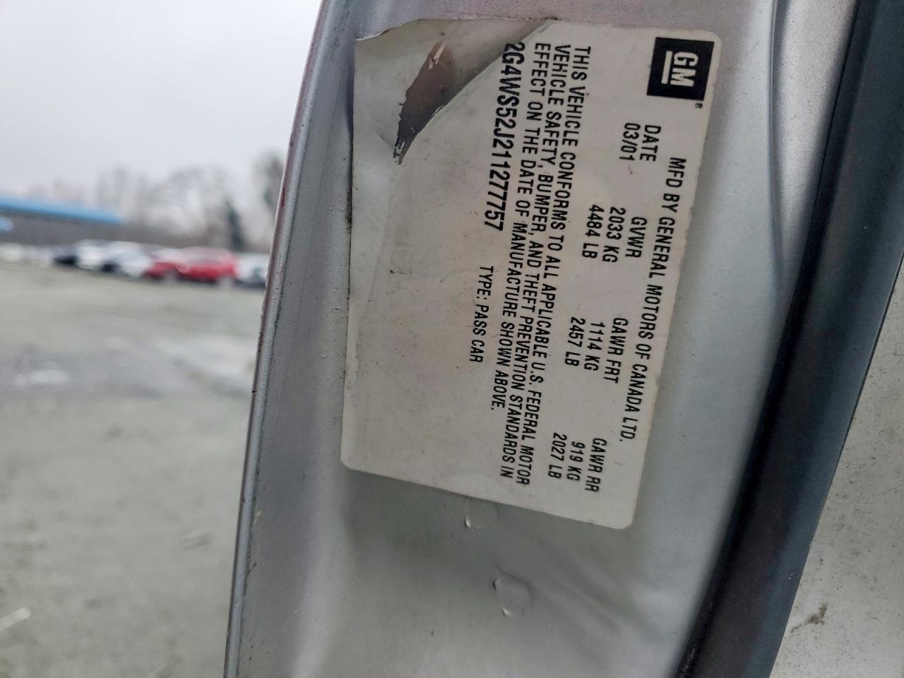 2001 BUICK Century