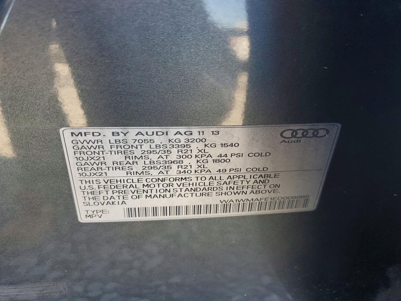 2014 AUDI Q7