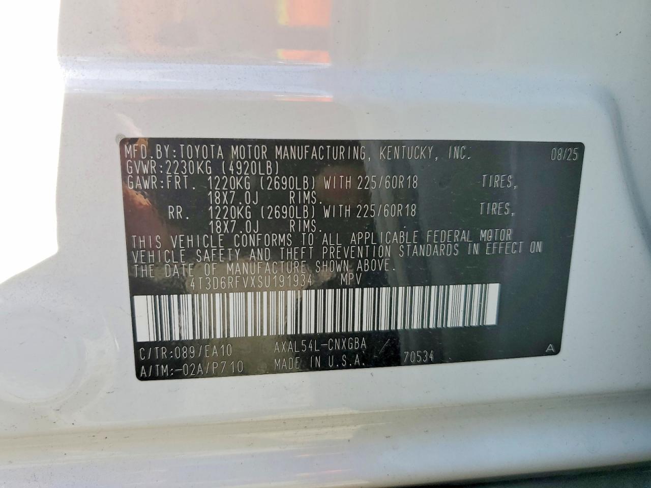 2025 TOYOTA RAV4