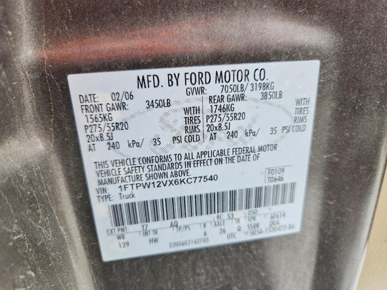 2006 FORD F-150