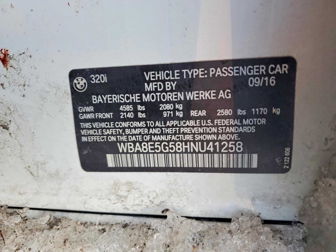 2017 BMW 3 SERIES