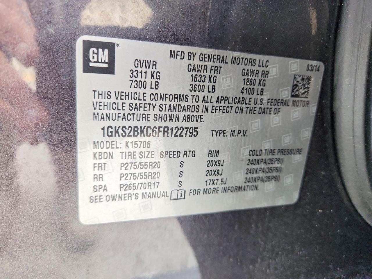 2015 GMC Yukon