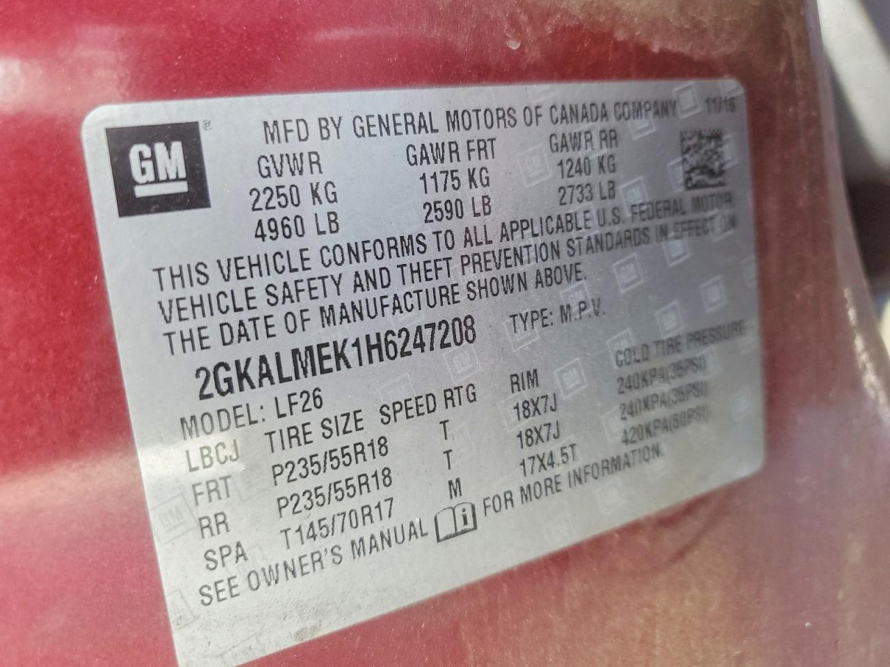 2017 GMC Terrain