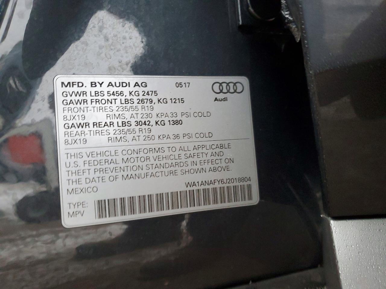 2018 AUDI Q5