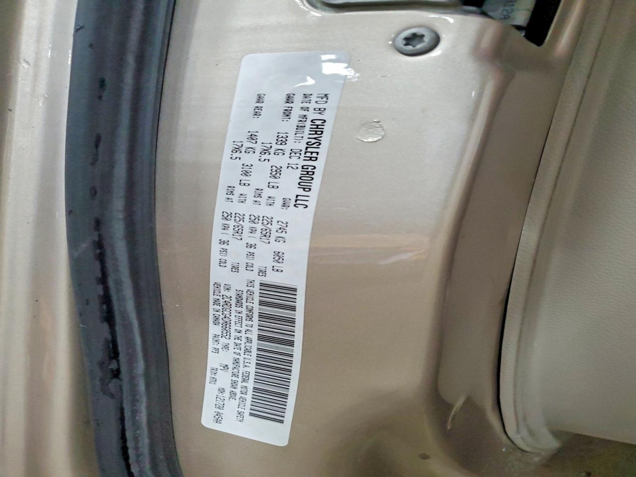 2013 DODGE CARAVAN
