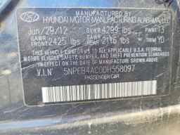 2013 HYUNDAI SONATA