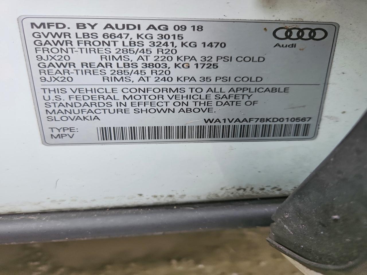 2019 AUDI Q7