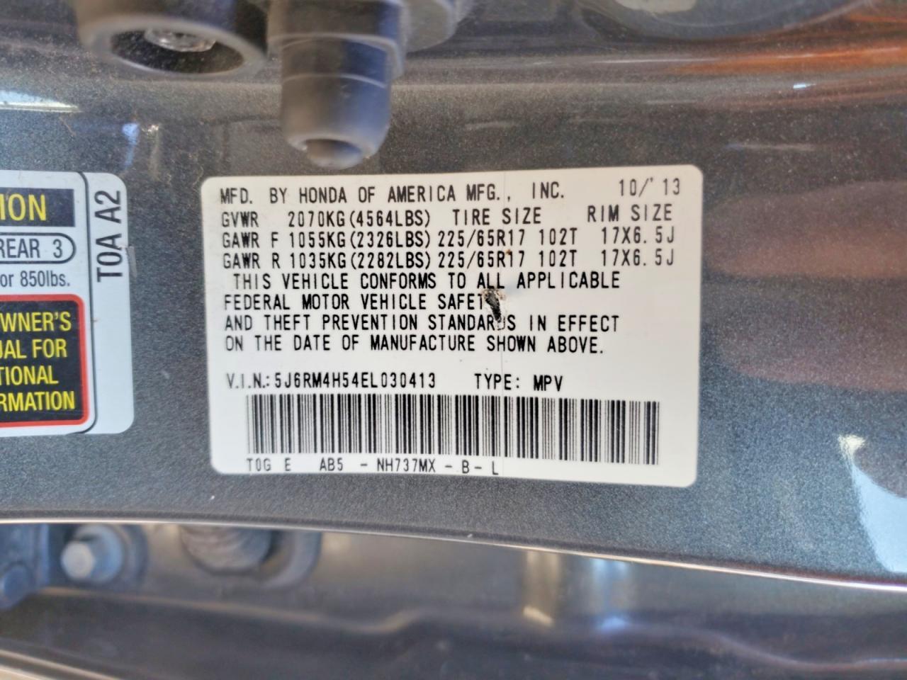 2014 HONDA CR-V