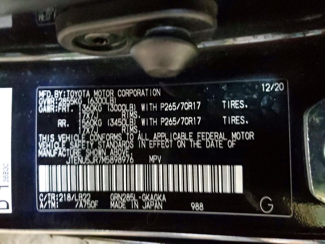 2021 TOYOTA 4Runner