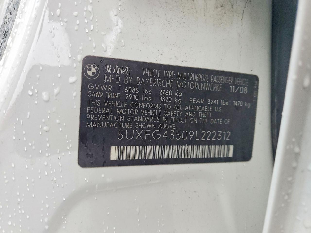 2009 BMW X6