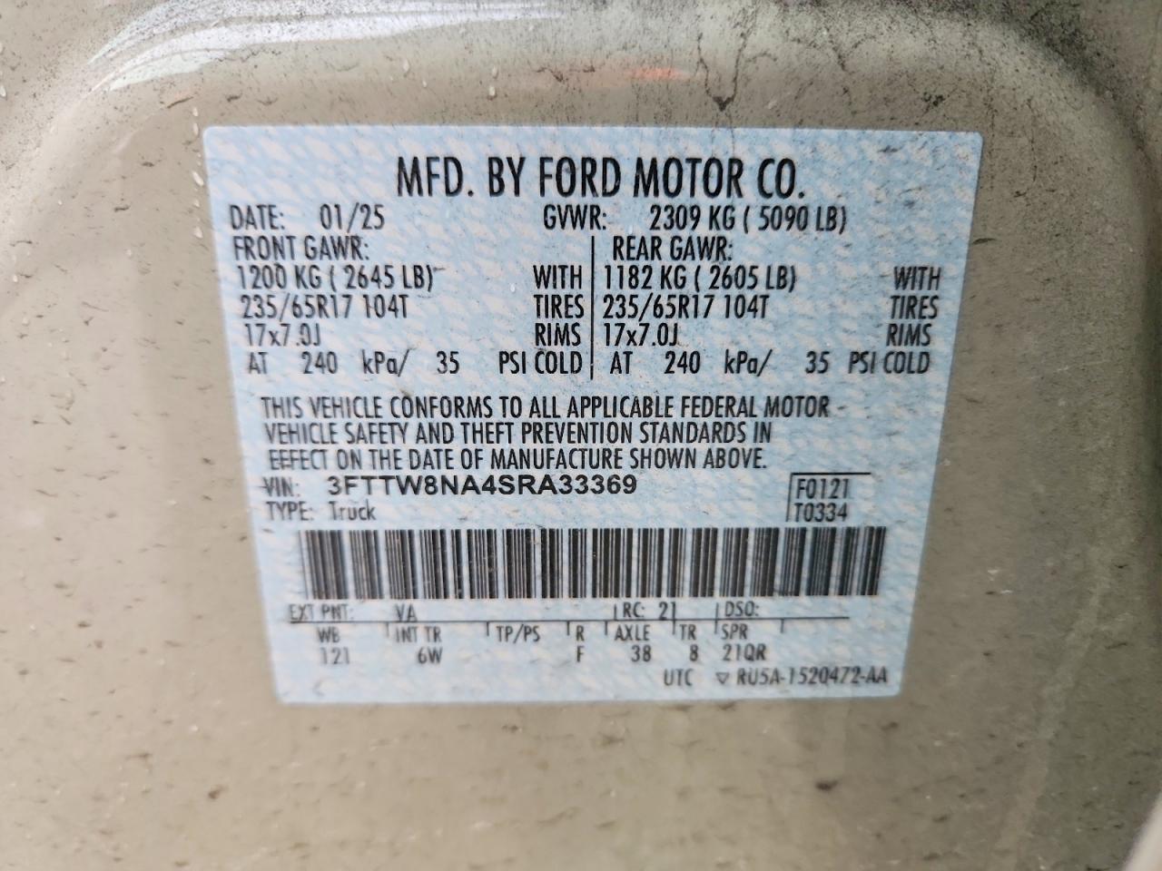 2025 FORD Maverick