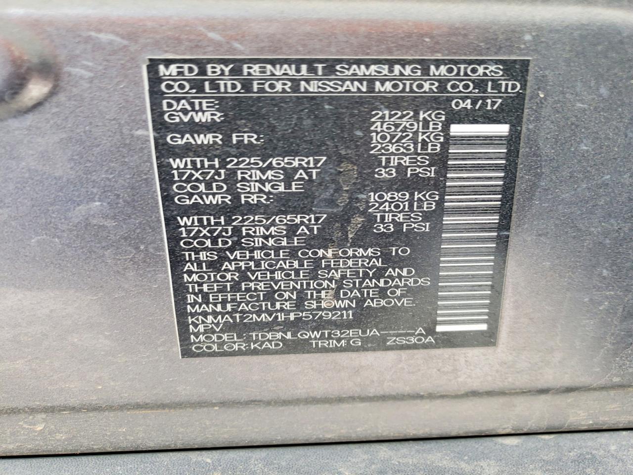 2017 NISSAN