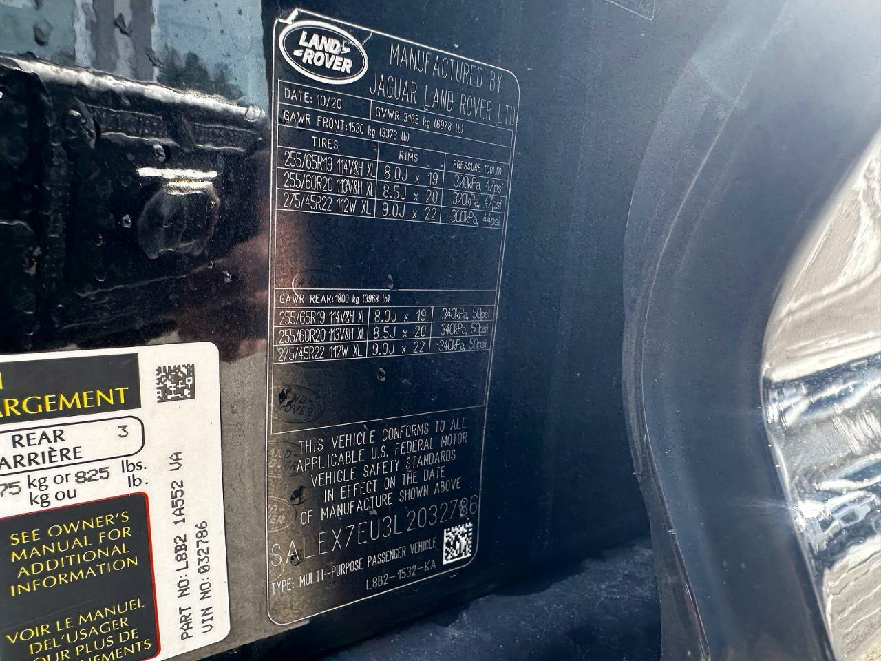 2020 LAND ROVER Defender