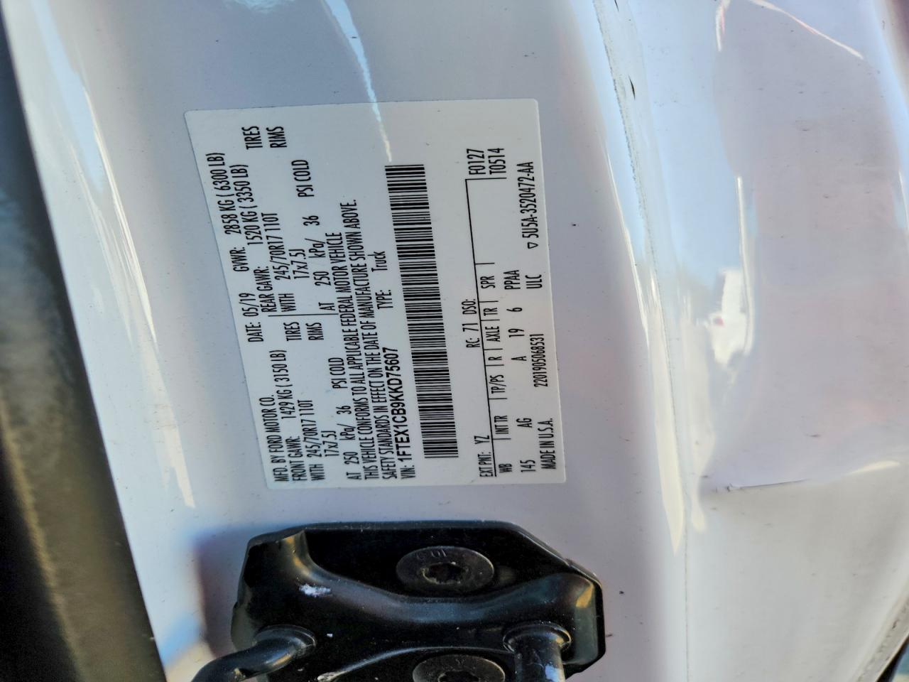 2019 FORD F-150