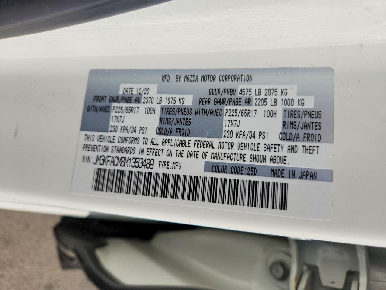 2021 MAZDA CX-5