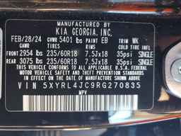 2024 KIA SORENTO