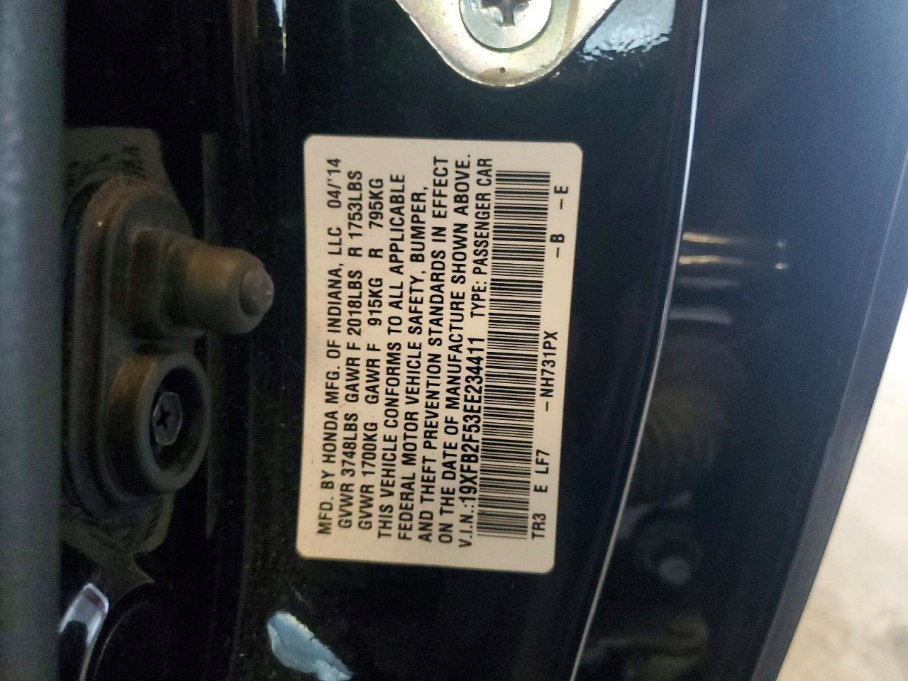 2014 HONDA CIVIC