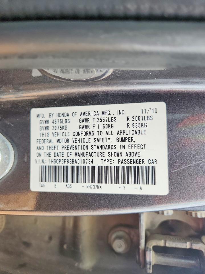 2011 HONDA ACCORD