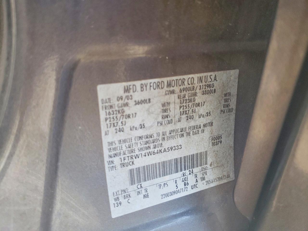 2004 FORD F-150
