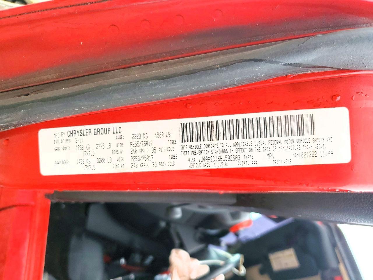 2011 JEEP WRANGLER