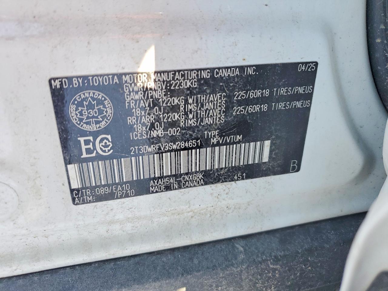 2025 TOYOTA RAV4
