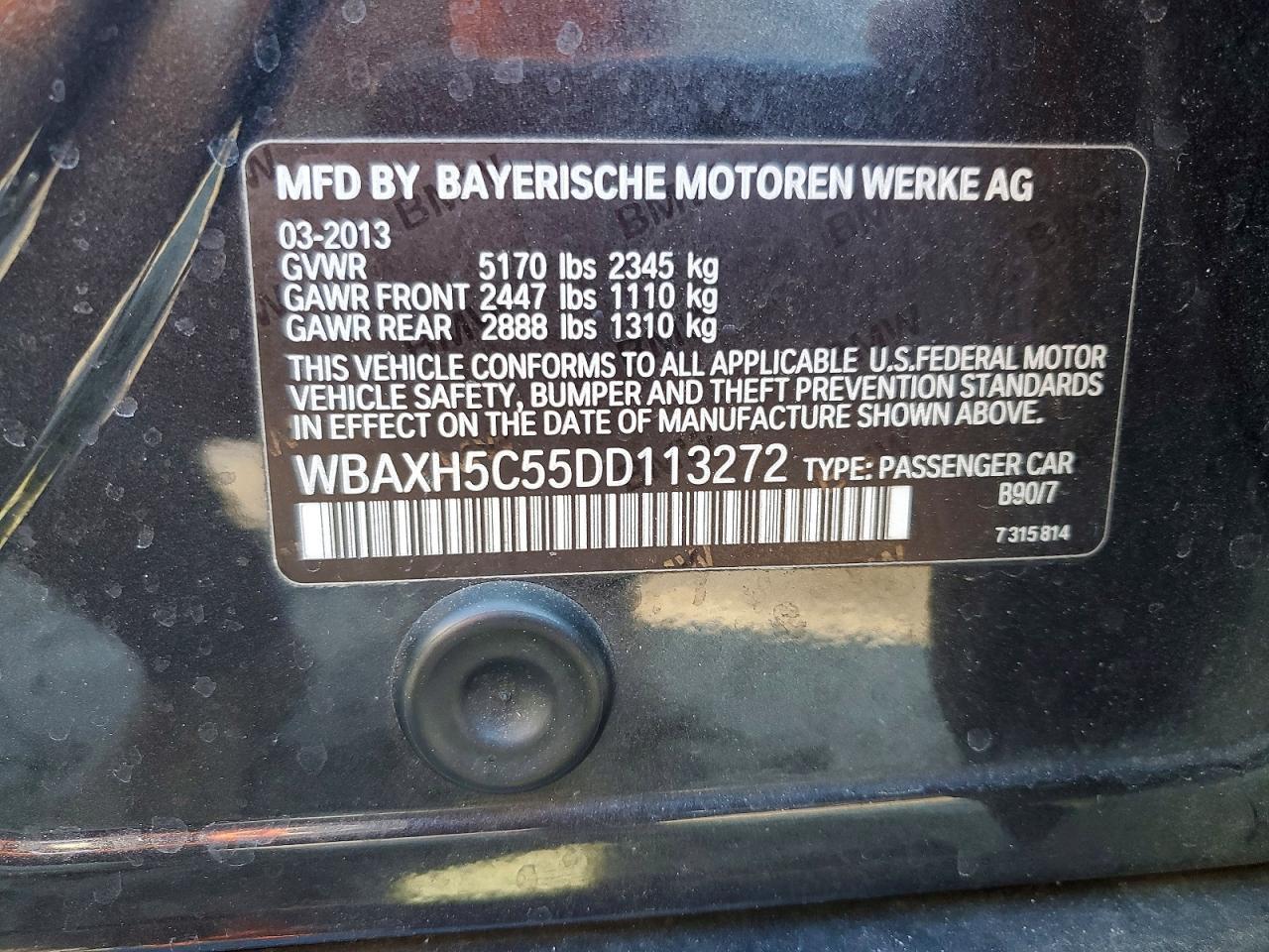 2013 BMW 5 series