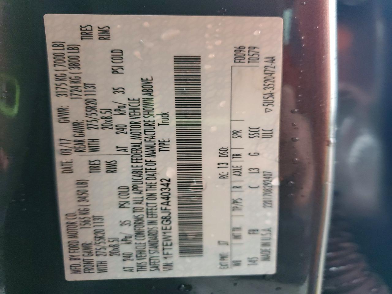2018 FORD F-150