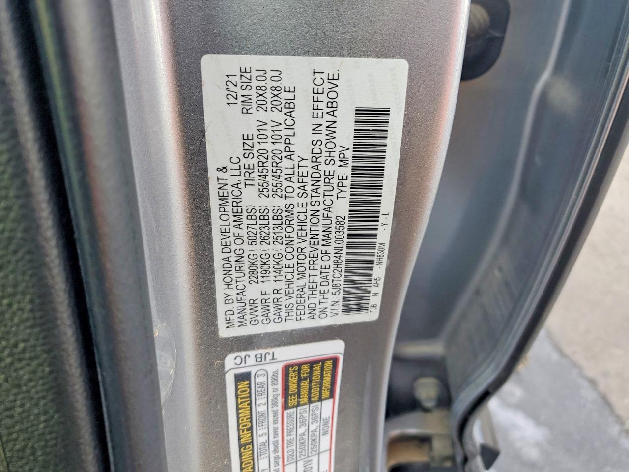 2022 ACURA RDX