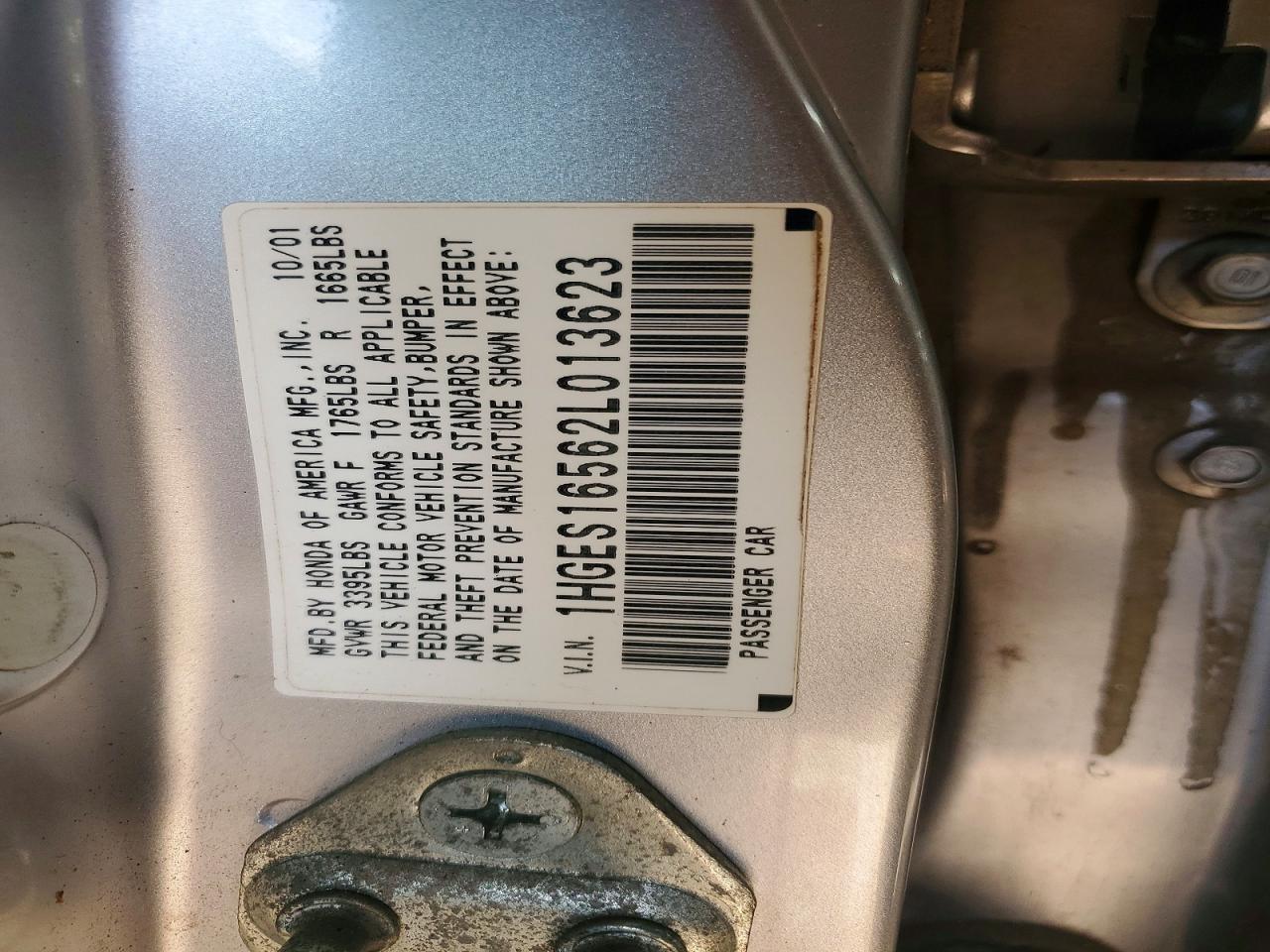2002 HONDA CIVIC