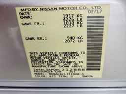 2017 NISSAN ALTIMA