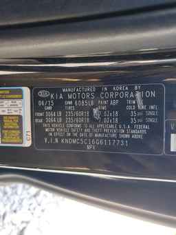2016 KIA SEDONA