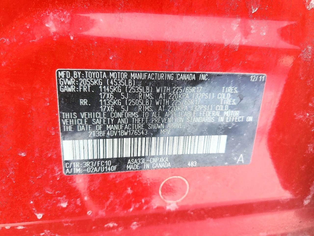 2011 TOYOTA RAV4