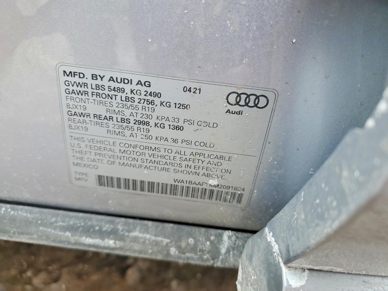 2021 AUDI Q5