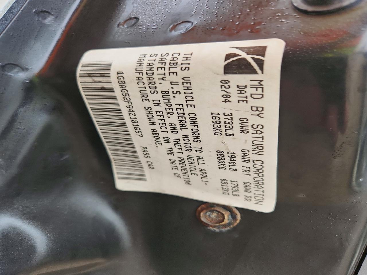 2004 SATURN Ion