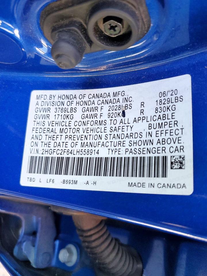 2020 HONDA CIVIC