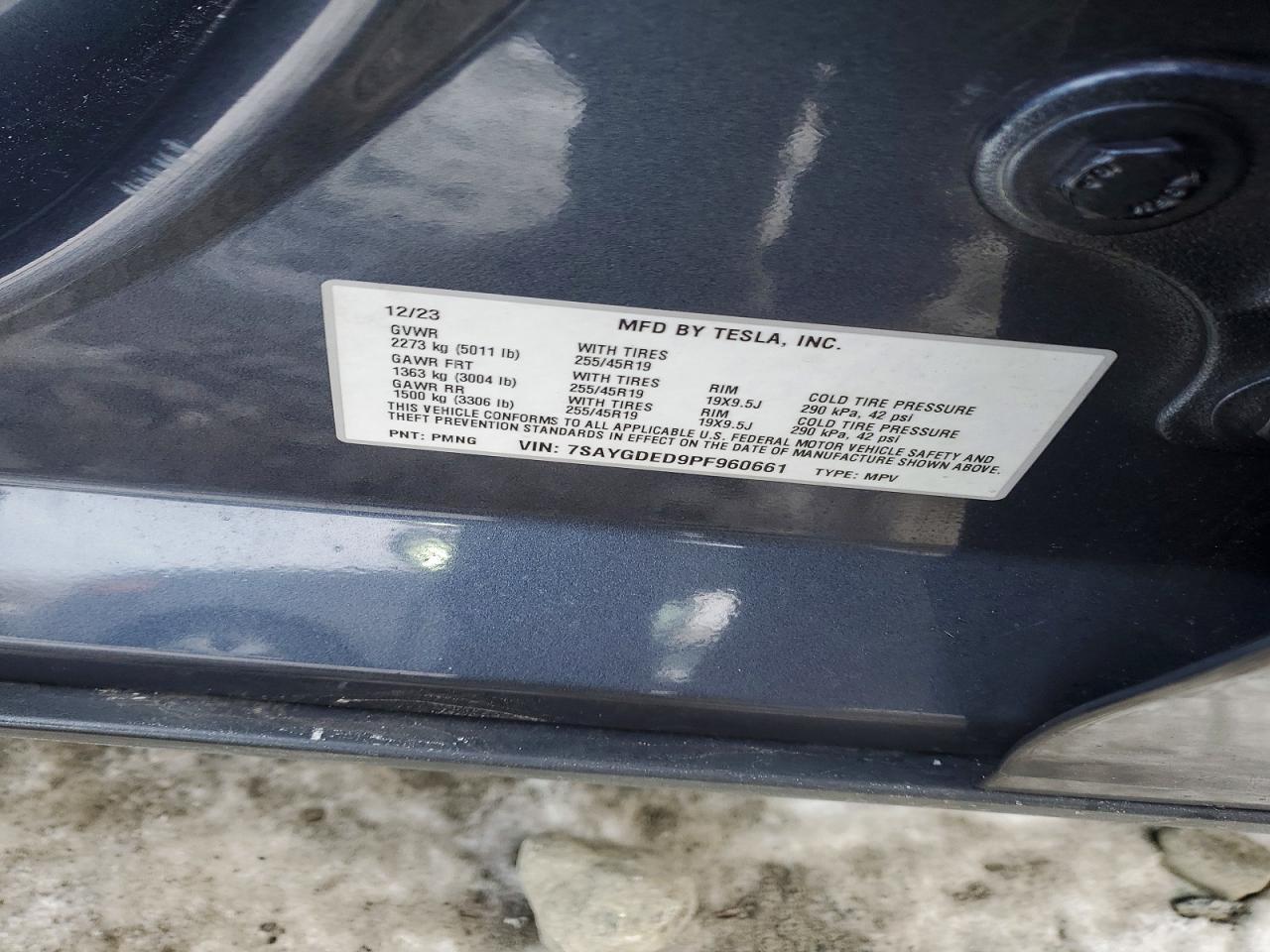 2023 TESLA MODEL Y